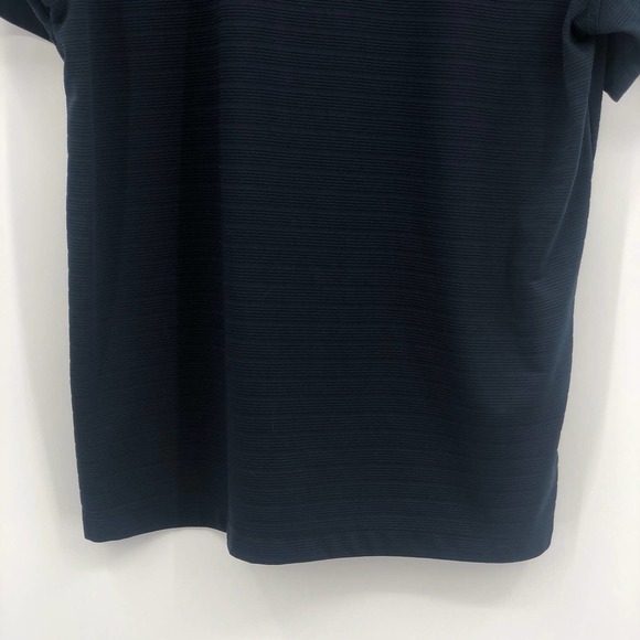 Michael Brandon Textured T-Shirt Short Sleeve Crewneck Black Large - Picture 6 of 9